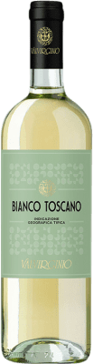 7,95 € Envío gratis | Vino Blanco Valvirginio I.G.T. Toscana Italia Malvasía, Trebbiano 75 cl