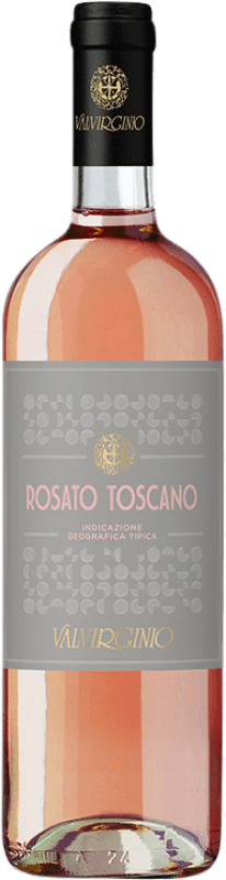 10,95 € Бесплатная доставка | Розовое вино Valvirginio Rosato I.G.T. Toscana Италия Sangiovese бутылка 75 cl