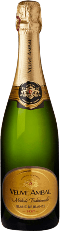 17,95 € Envio grátis | Espumante branco Veuve Ambal Méthode Traditionnelle Blanc de Blancs Brut A.O.C. Crémant de Bourgogne França Chardonnay Garrafa 75 cl