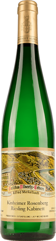 26,95 € Kostenloser Versand | Weißwein Alfred Merkelbach Kinheimer Rosenberg Kabinett Q.b.A. Mosel Deutschland Riesling Flasche 75 cl