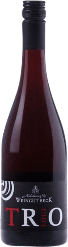 11,95 € Envío gratis | Vino tinto Beck Hedesheimer-Hof TRIOlogi Cuvée Q.b.A. Rheinhessen Alemania Pinot Negro, Portugieser, Dornfelder Botella 75 cl