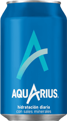 2,95 € 免费送货 | 饮料和搅拌机 Aquarius Limón 西班牙 铝罐 33 cl