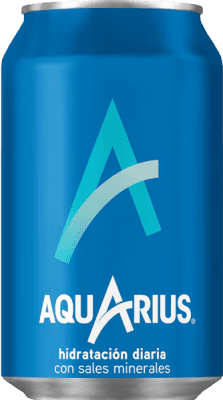 2,95 € Free Shipping | Soft Drinks & Mixers Aquarius Limón Spain Can 33 cl