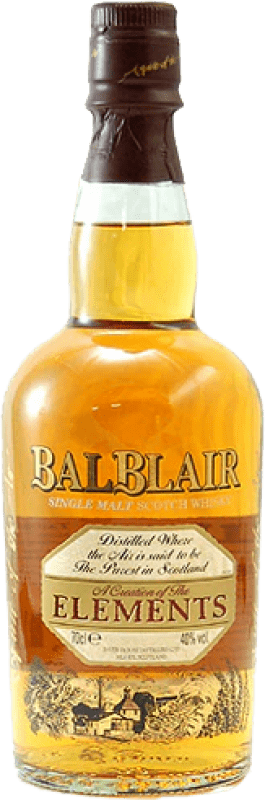 49,95 € Envio grátis | Whisky Single Malt Balblair Elements Reino Unido 17 Anos Garrafa 70 cl