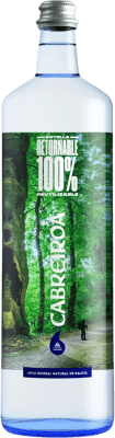 12,95 € Envío gratis | Caja de 12 unidades Agua Cabreiroá Natural Vidrio RET Galicia España Botella 1 L