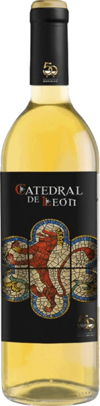 2,95 € Envio grátis | Vinho Branco Catedral de León Blanco Oscuro Castela e Leão Espanha 75 cl