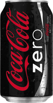 1,95 € 免费送货 | 饮料和搅拌机 Coca-Cola Zero 西班牙 铝罐 33 cl