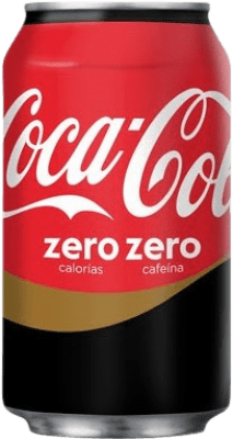 1,95 € Envio grátis | Refrescos e Mixers Coca-Cola Zero Zero Espanha Lata 33 cl