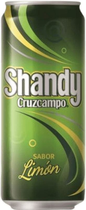 1,95 € Envío gratis | Cerveza Cruzcampo Shandy con Limón España Lata 33 cl