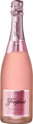 7,95 € Envio grátis | Espumante rosé Freixenet Carta Nevada Rosé Brut D.O. Cava Espanha Garrafa 75 cl