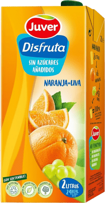 5,95 € Kostenloser Versand | Getränke und Mixer Juver Disfruta Zumo de Naranja Tetrabrick Spanien Flasche 1 L