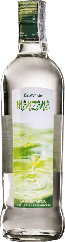 6,95 € Envio grátis | Licores La Extremeña. Manzana Verde Espanha Garrafa 70 cl