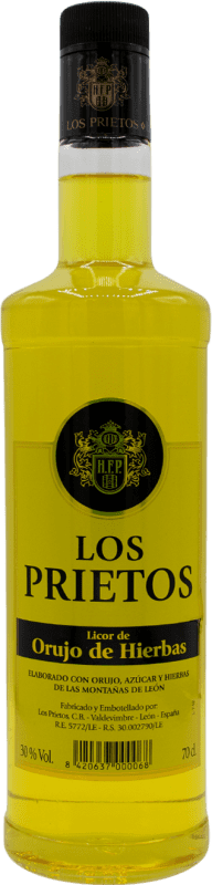 10,95 € Envio grátis | Licor de ervas Los Prietos Castela e Leão Espanha Garrafa 70 cl