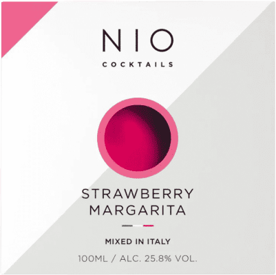 24,95 € 免费送货 | 鸡尾酒酸酒 Nio Cocktails 意大利 小瓶装 10 cl Strawberry — 草莓
