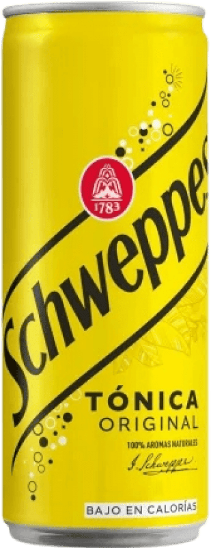 0,95 € Envoi gratuit | Boissons et Mixers Schweppes Tónica Espagne Canette 33 cl
