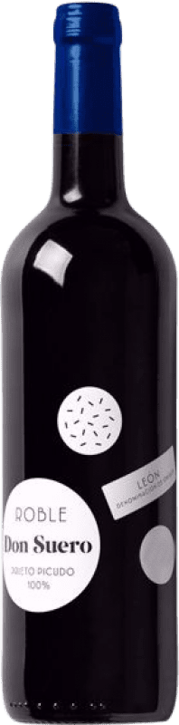 4,95 € 免费送货 | 红葡萄酒 Vile Vinos de León Don Suero 橡木 卡斯蒂利亚莱昂 西班牙 Prieto Picudo 75 cl