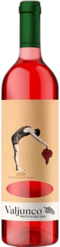 5,95 € 免费送货 | 玫瑰酒 Vile Vinos de León Valjunco Rosado 卡斯蒂利亚莱昂 西班牙 Prieto Picudo 瓶子 75 cl