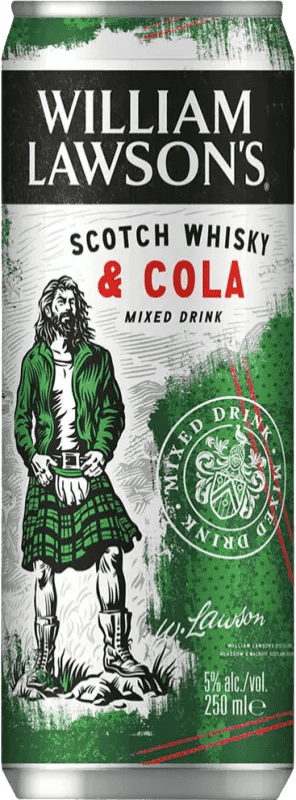 2,95 € Free Shipping | Mixer William Lawson's United Kingdom Can 25 cl Cola