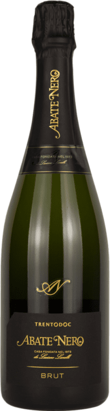 29,95 € Envoi gratuit | Vin Mousseux Blanc Abate Nero Brut D.O.C. Trento Trentin Italie Prosecco Bouteille 75 cl