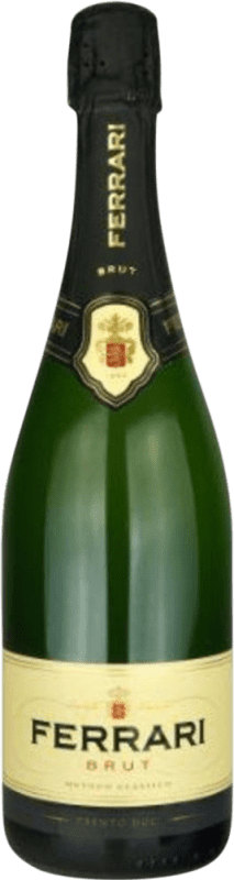 62,95 € Kostenloser Versand | Weißer Sekt Abate Nero Domini Brut — Herb D.O.C. Trento Trentino Italien Prosecco Flasche 75 cl