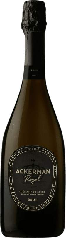 19,95 € 免费送货 | 白起泡酒 Ackerman Royal 香槟 A.O.C. Crémant de Loire 卢瓦尔河 法国 瓶子 75 cl