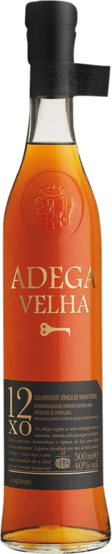 51,95 € Envío gratis | Brandy Adega Velha XO Portugal 12 Años Botella Medium 50 cl