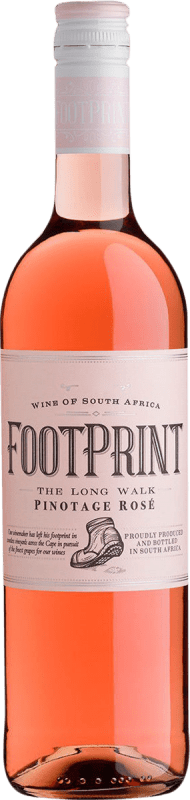 8,95 € Free Shipping | Rosé Wine African Pride Footprint Rosé W.O. Western Cape Western Cape South Coast South Africa Moscato — Muscat, Pinotage Bottle 75 cl