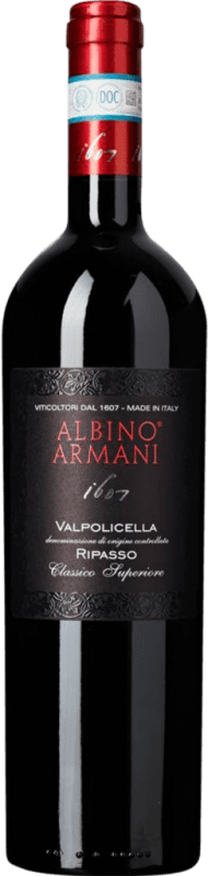 25,95 € Free Shipping | Red wine Albino Armani Classico D.O.C. Valpolicella Ripasso Venecia Italy Corvina, Rondinella, Corvinone Bottle 75 cl