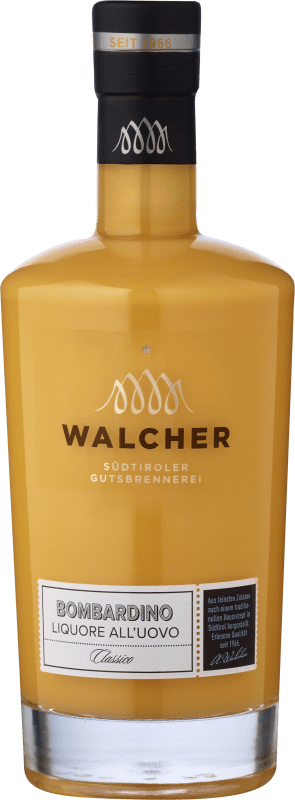 24,95 € 送料無料 | リキュール Alfons Walcher Bombardino Eierlikör D.O.C. Friuli Isonzo フリウリ - ヴェネツィアジュリア イタリア ボトル 70 cl