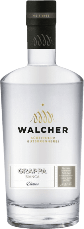 26,95 € Kostenloser Versand | Grappa Alfons Walcher Classica Bianca D.O.C. Friuli Isonzo Friaul-Julisch Venetien Italien Flasche 70 cl