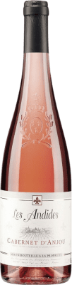 10,95 € Free Shipping | Rosé wine Alliance Loire Les Andides Rosé Semi-Dry Semi-Sweet A.O.C. Anjou France Cabernet Franc Bottle 75 cl