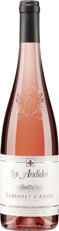 10,95 € Envío gratis | Vino rosado Alliance Loire Les Andides Rosé Semi-Seco Semi-Dulce A.O.C. Anjou Francia Cabernet Franc Botella 75 cl