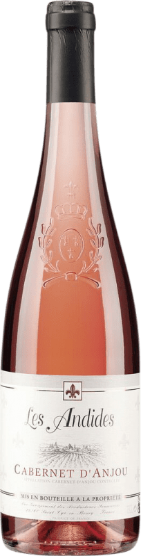 10,95 € Spedizione Gratuita | Vino rosato Alliance Loire Les Andides Rosé Semisecco Semidolce A.O.C. Anjou Francia Cabernet Franc Bottiglia 75 cl