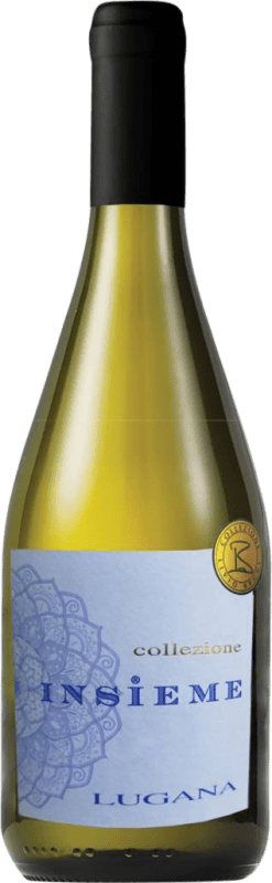 12,95 € Spedizione Gratuita | Vino bianco Ambre Insieme Turbiana D.O.C. Lugana lombardia Italia Bottiglia 75 cl