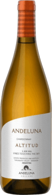 25,95 € Spedizione Gratuita | Vino bianco Andeluna Altitud I.G. Tupungato Mendoza Argentina Chardonnay Bottiglia 75 cl