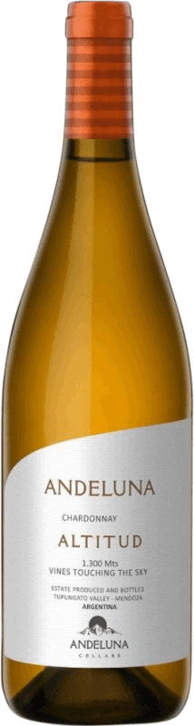 25,95 € Бесплатная доставка | Белое вино Andeluna Altitud I.G. Tupungato Мендоса Аргентина Chardonnay бутылка 75 cl