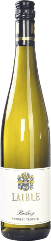 18,95 € Spedizione Gratuita | Vino bianco Andreas Laible Kabinett Secco I.G. Baden Baden Germania Riesling Bottiglia 75 cl