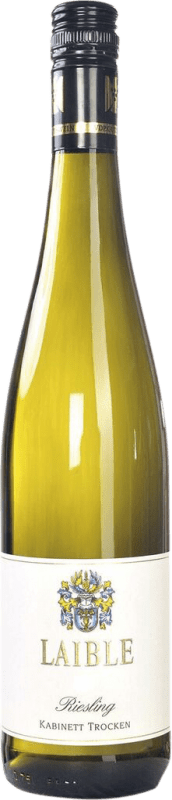 18,95 € Envío gratis | Vino blanco Andreas Laible Kabinett Seco I.G. Baden Baden Alemania Riesling Botella 75 cl