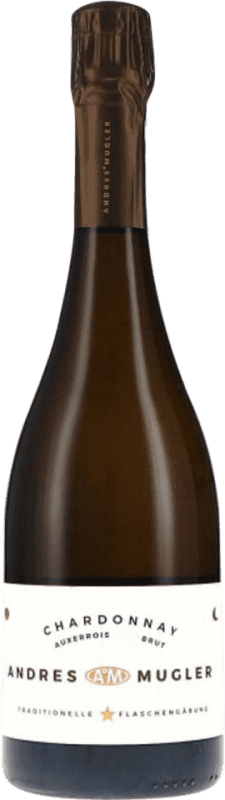 33,95 € Kostenloser Versand | Weißer Sekt Andres & Mugler Brut — Herb Q.b.A. Pfälz Pfälz Deutschland Chardonnay, Pinot Auxerrois Flasche 75 cl