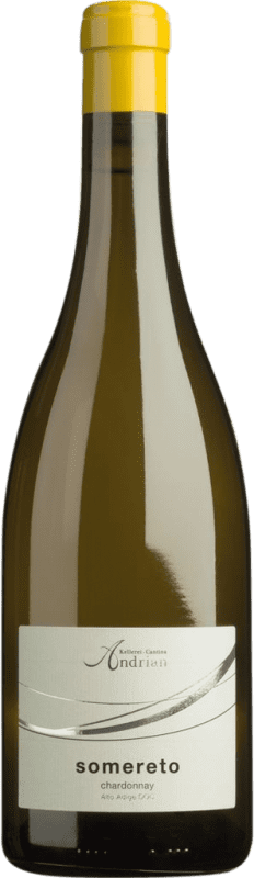 17,95 € Envío gratis | Vino blanco Cantina Andrian Somereto D.O.C. Südtirol Alto Adige Tirol del Sur Italia Chardonnay Botella 75 cl