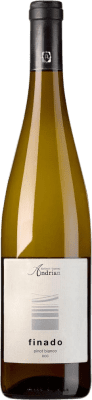 13,95 € Envío gratis | Vino blanco Cantina Andrian Finado D.O.C. Trentino Trentino Italia Pinot Blanco Botella 75 cl