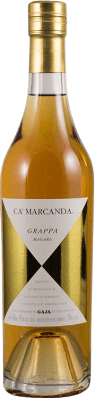 53,95 € Envio grátis | Aguardente Grappa Gaja Magari I.G.T. Toscana Tuscany Itália Merlot, Cabernet Sauvignon, Cabernet Franc Garrafa Medium 50 cl