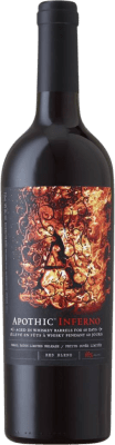 24,95 € Spedizione Gratuita | Vino Rosso Apothic Inferno I.G. California California stati Uniti Merlot, Syrah, Cabernet Sauvignon, Petit Verdot, Nebbiolo, Petite Syrah 75 cl