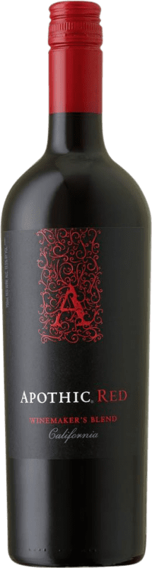 10,95 € 免费送货 | 红酒 Apothic Red D.O. Valle de Limarí Valle del Limarí 智利 Merlot, Cabernet Sauvignon, Nebbiolo, Zinfandel 瓶子 75 cl