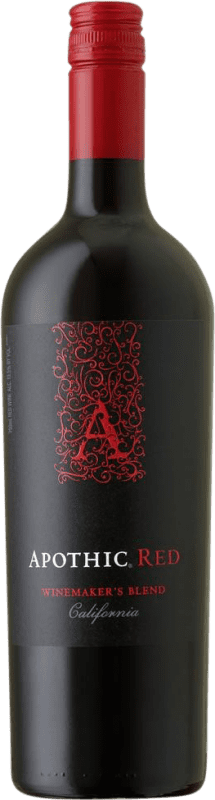 11,95 € Envío gratis | Vino tinto Apothic Red D.O. Valle de Limarí Valle del Limarí Chile Merlot, Cabernet Sauvignon, Nebbiolo, Zinfandel Botella 75 cl