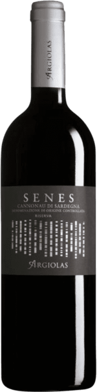 32,95 € Бесплатная доставка | Красное вино Argiolas Senes Резерв D.O.C. Cannonau di Sardegna Cerdeña Италия Carignan, Bobal, Cannonau бутылка 75 cl