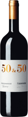 159,95 € Бесплатная доставка | Красное вино Avignonesi & Capannelle 50 & 50 I.G.T. Toscana Тоскана Италия Merlot — Мерло, Sangiovese — Санджовезе 75 cl