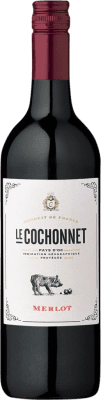 7,95 € Free Shipping | Red wine Le Cochonnet France Merlot Bottle 75 cl