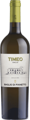 15,95 € Free Shipping | White Wine Baglio di Pianetto Timeo D.O.C. Sicilia Sicily Italy Grillo 75 cl