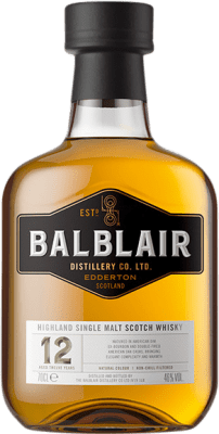 66,95 € Envío gratis | Whisky Single Malt Balblair Highlands Reino Unido 12 Años Botella 70 cl